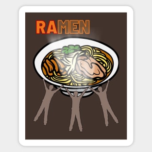 Funny Ramen - Ramen Worshippers Sticker